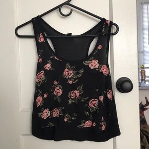 Floral crop top